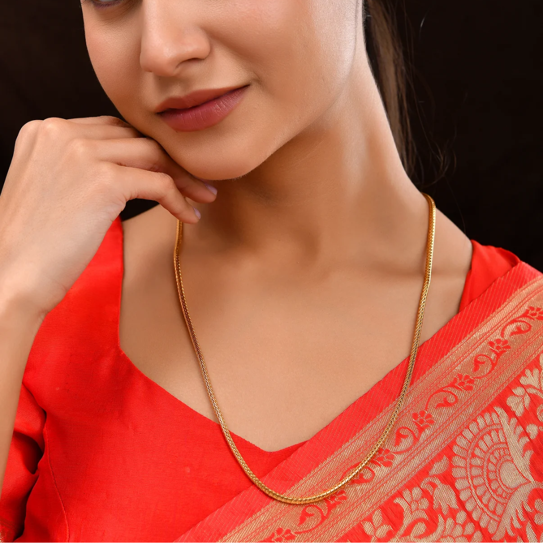 24 Inches SP Kodi Chain - One Gram Gold Plated 806