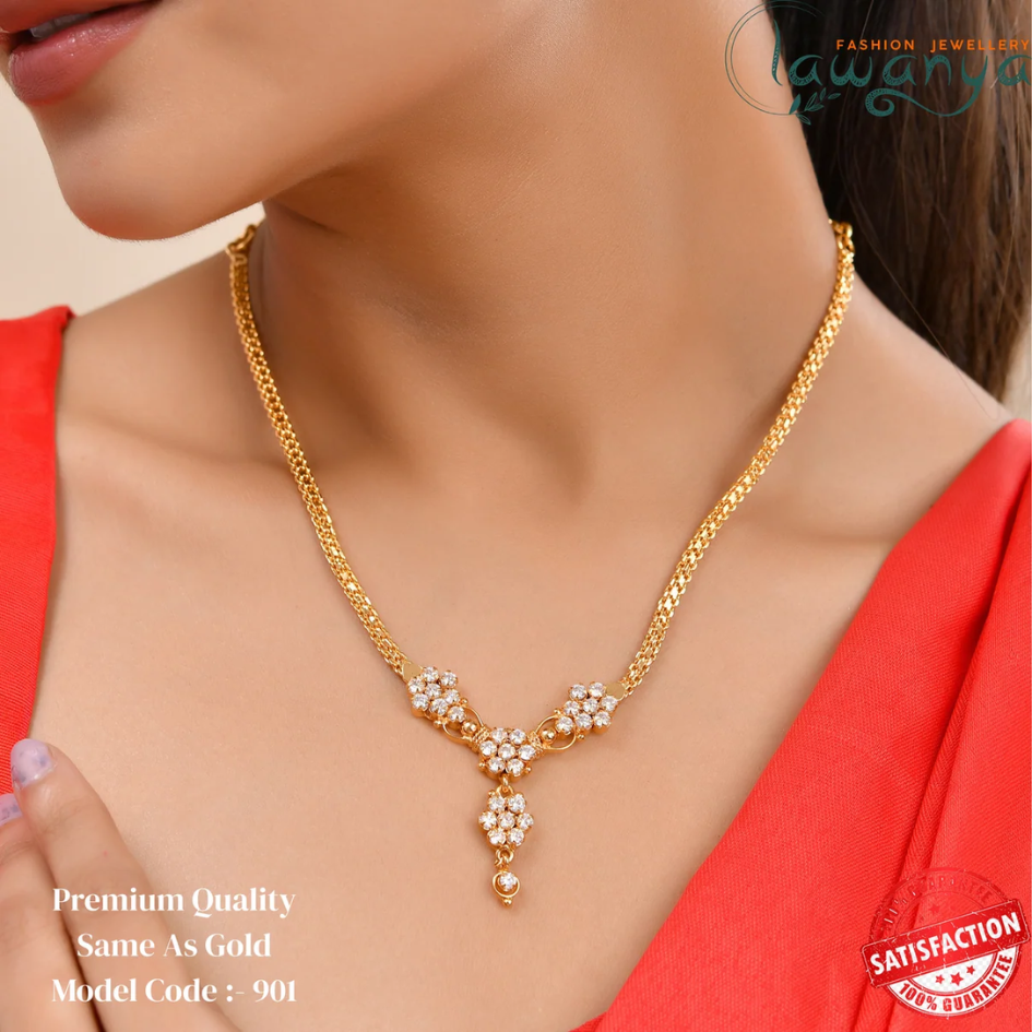 24 Inches One Gram Gold Plated 901