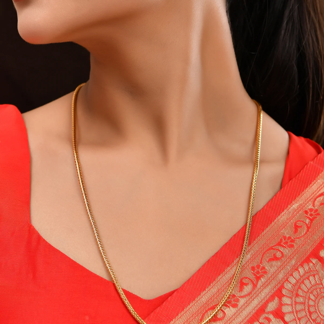 24 Inches SP Kodi Chain - One Gram Gold Plated 806