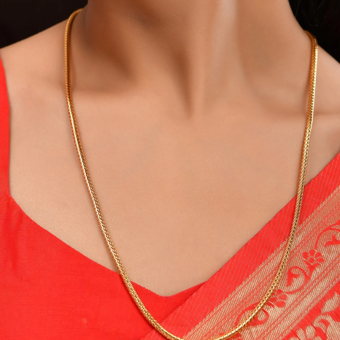 24 Inches SP Kodi Chain - One Gram Gold Plated 806